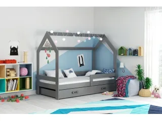 Кровать детская DOMEK графит pilt