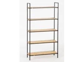 Полка BAMBOO 5 черная рама большая