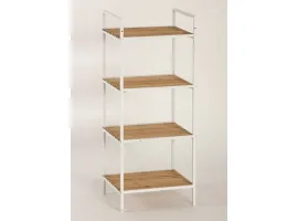Полка BAMBOO 4 белая рама