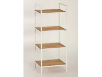 Riiul BAMBOO 4 valge raam pilt 2