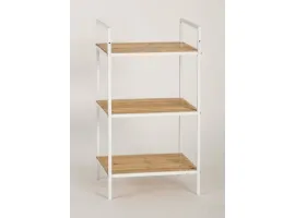 Riiul BAMBOO 3 valge raam