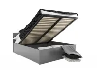 Voodi 140x200 PANAMA grafiit tõstemehhanismiga pilt 3