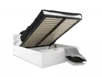 Voodi 120x200 PANAMA valge tõstemehhanismiga pilt 3