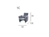 Tugitool NITRA 1C recliner pilt 3