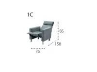 Tugitool YORK 1C recliner pilt 6