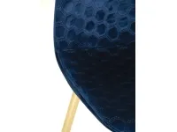 Tool J934  sinine samet - kuldne pilt 4