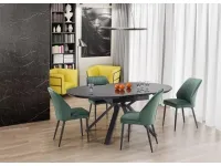 Pikendatav laud VERTIGO must marmor pilt 2