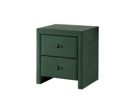 Voodikapp PRIMA 3 roheline samet