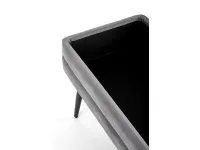 Скамья-сундук VELVA серый - черный pilt 3