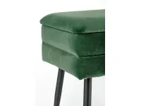 Скамья-сундук VELVA зеленый - черный pilt 3