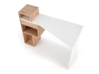 Kirjutuslaud CONTI kuldne tamm - valge pilt 4