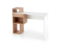 Kirjutuslaud CONTI kuldne tamm - valge pilt 3