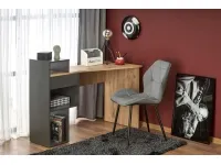 Стол письменный CONTI антрацит и дуб вотан pilt 2