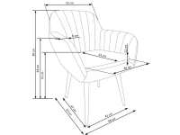 Стул K429 зеленый pilt 3