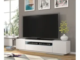 TV стол AURA S 200 белый pilt