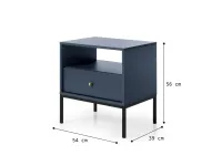 Voodikapp MONO MS54 - Sinine pilt 5