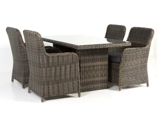 Komplekt SICILY 4+1  tumepruun pilt