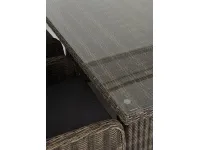 Komplekt SICILY 4+1  tumepruun pilt 4