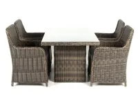 Komplekt SICILY 4+1  tumepruun pilt 5