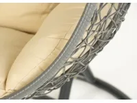 Кресло-качалка 1147 серый-бежевый pilt 4