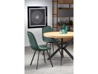 Стол раздвижной PERONI дуб-черный pilt 15
