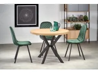 Pikendatav laud PERONI tamm-must pilt 4