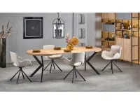 Pikendatav laud PERONI tamm-must pilt 5