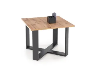 Журнальный стол CROSS дуб вотан и черный pilt