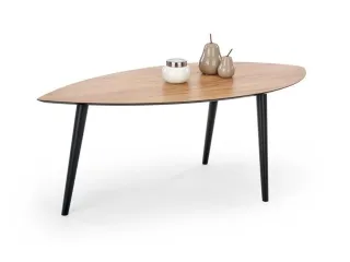 Журнальный стол MEXICO дуб вотан и черный pilt