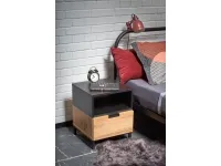 Тумбочка SILVIA черный / дуб вотан pilt 6