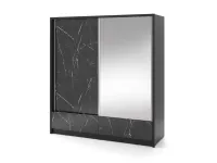 Liugustega kapp ARIA I 200 must marmor pilt 3