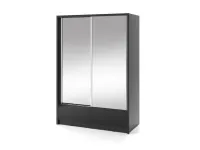 Liugustega kapp ARIA II 150 must pilt 2