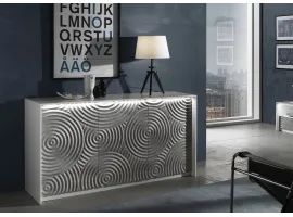 Kummut TORINO 3P valge/hall