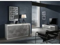 TV-alus TORINO 1P1T valge/hall pilt 3