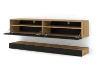 TV-alus DUO 160 must - tamm artisan pilt 4