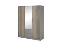 Шкаф NELLY 3D с зеркалом pilt 6