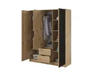 Шкаф NELLY 3D с зеркалом pilt 4