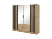 Шкаф NELLY 4D с зеркалом pilt 6