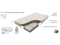 Матрас 120x200 Comfort Pocket Coco pilt 3