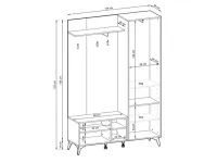 Прихожая DIAMOND G134 pilt 4