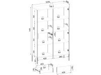 Vitriinkapp SENTO WTSZ104 pilt 12