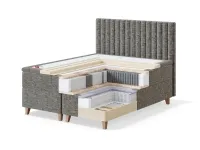 Континентальная кровать 180х200 BLACK CONTINENTAL / New York pilt 2