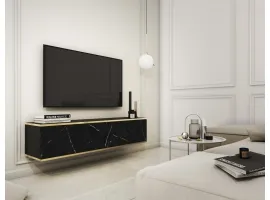 TV стол ORO 135 черный мрамор