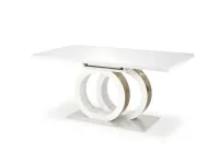 Pikendatav laud GALARDO  valge-kuldne pilt 5