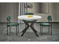 Pikendatav laud PERONI valge marmor pilt 3