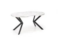 Pikendatav laud PERONI valge marmor pilt 5