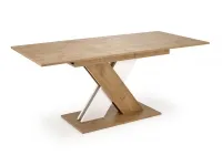 Стол раздвижной XARELTO дуб-белый pilt 9