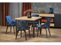 Pikendatav laud TIAGO KW tamm craft / must pilt 2