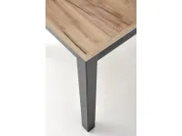 Pikendatav laud TIAGO KW tamm craft / must pilt 4