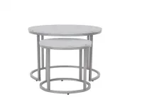 Diivanilaud PAOLA valge-hall (2 tk) pilt 3